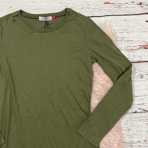 NWT n:PHILANTROPHY Francis Tee Dress Olive Green - Picture 5 of 9